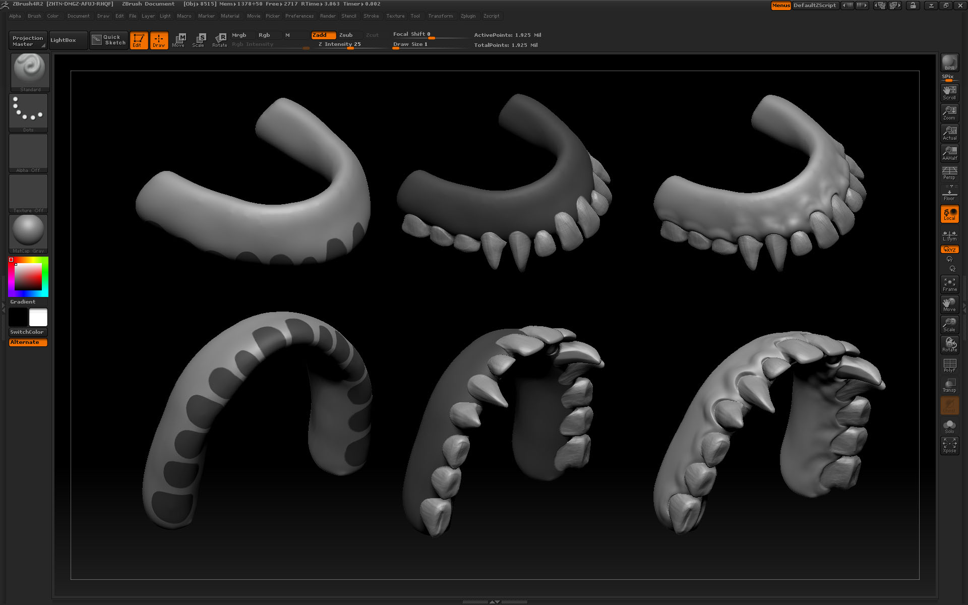 Zbrush 受肉塾